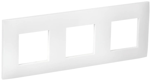 SKANDY Рамка 3-мест. SK-F03W арк. бел. IEK