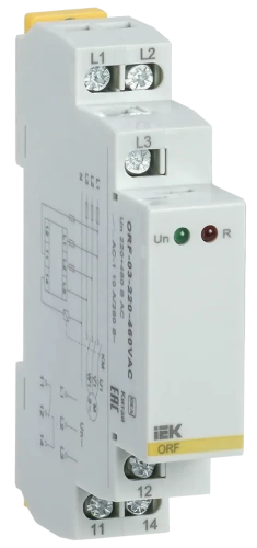Реле фаз ORF 03. 3ф 220-460 В AC IEK