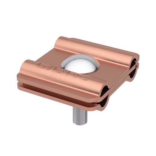 Параллельный зажим с разд.пластиной,медь (упак. 50 шт)