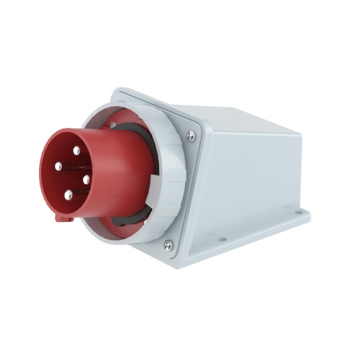 Вилка настенная IP67 125А 3P+E 400В (упак. 1 шт)