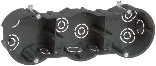 Коробка КМ40009 устан. 3 мест. для тв.ст. 212х70х45 (с сам.)ИЭК
