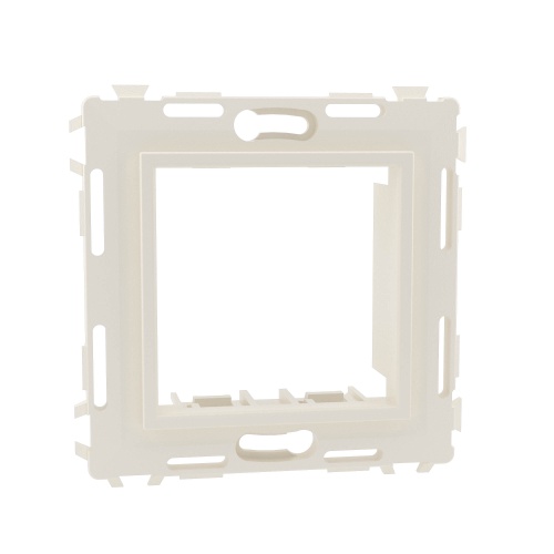 Каркас на 2 модуля (одноместный) без лапок, белый, RAL9010 (упак. 20 шт)