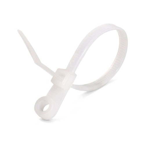 Стяжка нейлоновая КСО 5х300 (бел) (100шт) (Fortisflex)