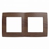 12-5002-10 Эл/ус ЭРА Рамка на 2 поста, Эра12, венге