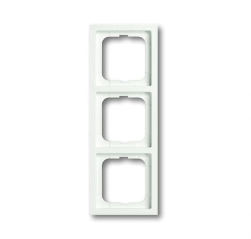 Рамка 3-постовая, серия Future Linear, цвет белый бархат  1723-884K (1754-0-4416)
