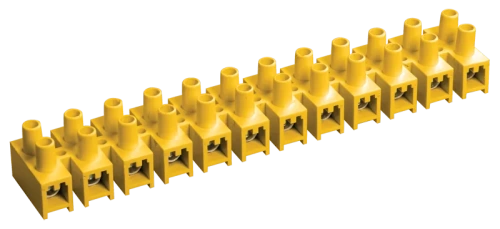 Зажим винтовой ЗВИ-60 н/г 6-16мм2 12пар желтые IEK