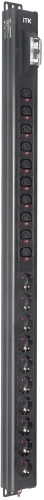 ITK BASE PDU PV1101 24U 1ф 16А 10SCHUKO 10C13 без каб.