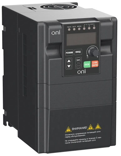 ПЧ A150 220В 1Ф 2,2кВт 10А ONI