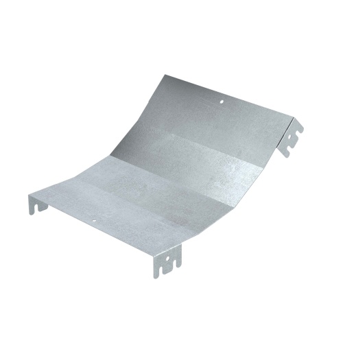 Крышка на угол вертикальный внутренний 45 градусов, 100х500 R900, горячеоцинкованная в комплекте с крепежными элементами исоединительными пластинами, необходимыми для монтажа Крышка на угол вертикальный внутренний 45 градусов, 100х500 R900, горячеоцинкованная в комплекте с крепежными элементами исоединительными пластинами, необходимыми для монтажа