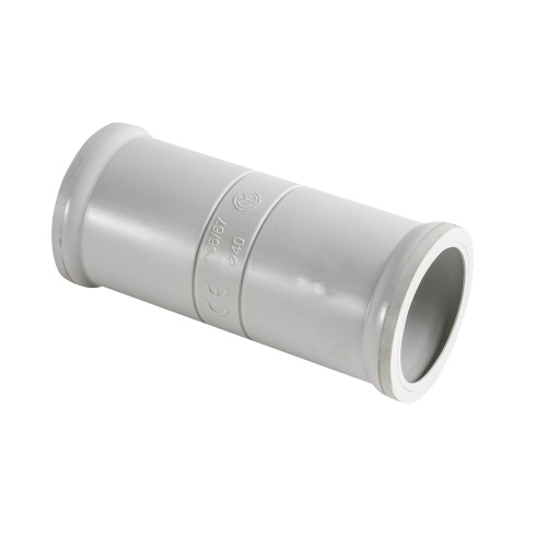 MY40 Муфта "труба-труба" D40мм (1уп = 5шт) MY40 Муфта "труба-труба" D40мм (1уп = 5шт)