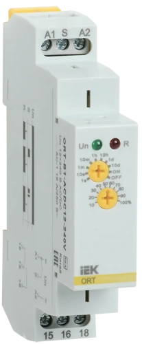 Реле задержки выключения ORT. 1 конт. 12-240 В AС/DC IEK