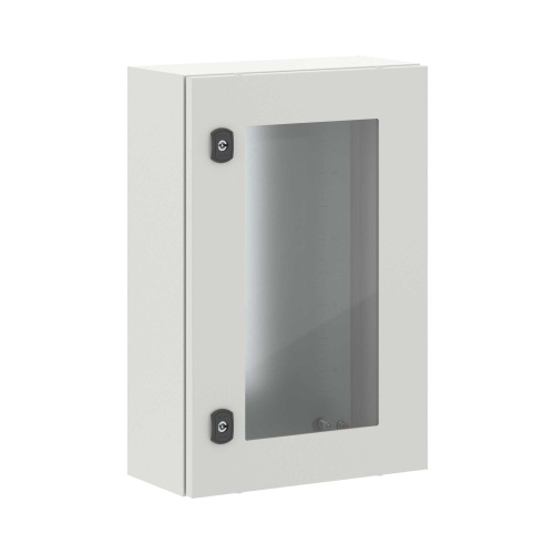 Корпус навесной STE с М/П с прозрачной дверью ВхШхГ 600x400x200 мм
