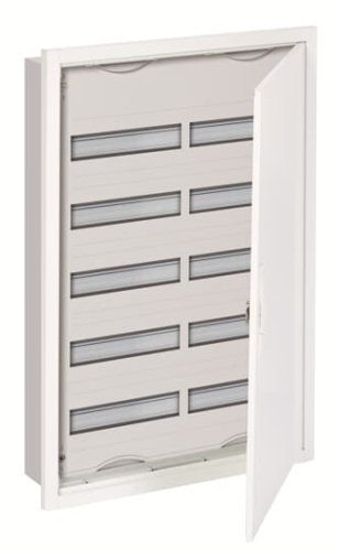 Распределит. щит в нишу 2ряда/5реек на 120 модулей 850х575х120(размер стеной ниши834х560х120)   U52E