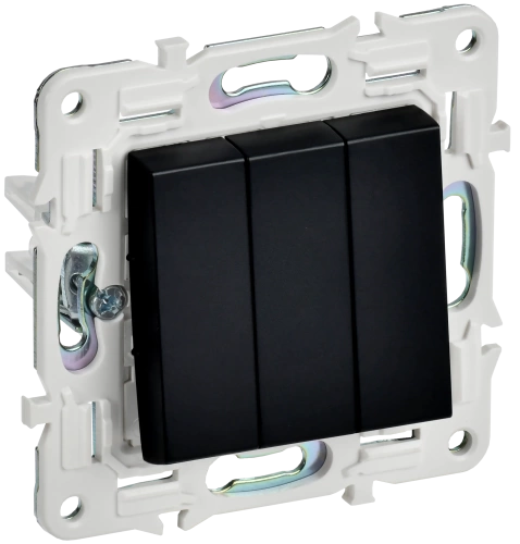 SKANDY Выключ. 3-кл. 10А SK-V11Bl черн. IEK SKANDY Выключ. 3-кл. 10А SK-V11Bl черн. IEK