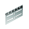 Регулируемый горизонтальный соединитель внешний, H50, цинк-ламельный (упак. 10 шт)