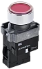 Кнопка LA167-BWF3472 d=22мм RC 1р с подсвет красная IEK