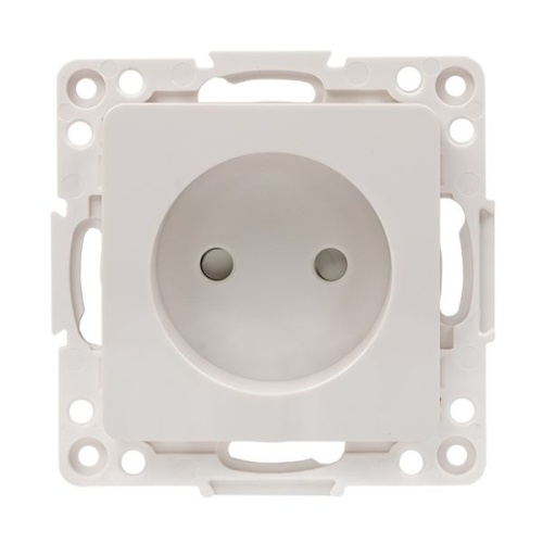 Стокгольм Механизм Розетки 1-местной б/з 10 А автоматические клеммы белый с защ. штор. EKF PROxima