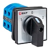 Переключатель кулачковый ПК-1-22 25А 2P «1-0-2» IP65 EKF