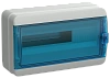 TEKFOR Корпус пласт. КМПн-18 IP65 син. прозр. дверь IEK