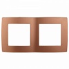 12-5002-14 Эл/ус ЭРА Рамка на 2 поста, Эра12, медь
