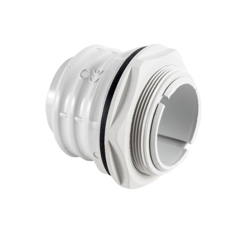 RAI40G Переходник "армированная труба-коробка" 50х1,5, для трубы Д40мм (1уп = 20шт)