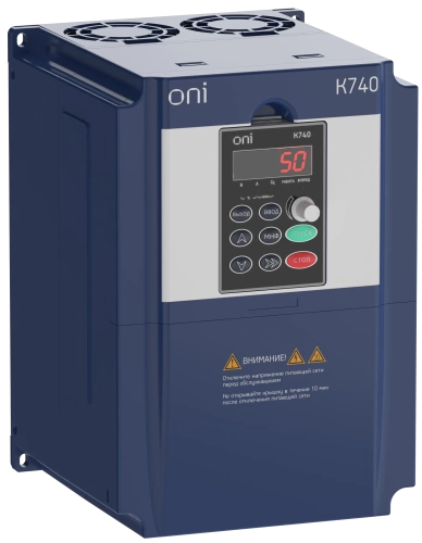 ПЧ K740 380В 3Ф 0,75кВт 2,3А тор. энк. ONI