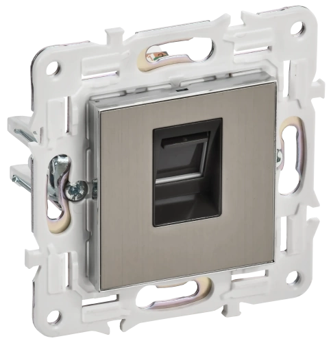 SKANDY Роз. комп. RJ45 кат.6 SK-K02N никель IEK