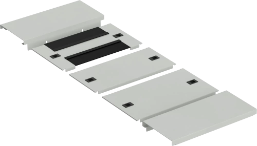 ITK by ZPAS Панель осн. шкафа рол. 600х1000 сер. РФ