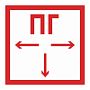 Знак пластик F09 "Пожарный гидрант" (200x200) EKF PROxima