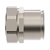 Муфта металлорукав DN 40-жесткая труба д.40мм, IP66/IP67, никелированная латунь (упак. 5 шт)