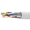 Кабель витая пара кат. 5E экранированный F/UTP, 4 пары, нг(А)-HF, для внешней/внутренней прокладки, серый, катушка 305 м