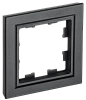 BRITE Рамка 1-мест. РУ-1-БрЧ черн. IEK