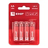Алкалиновая батарейка типа АА(LR6) блистер 4шт. EKF