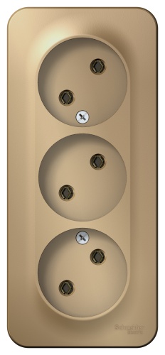 BLANCA О/У РОЗЕТКА 3-ая без заземления без штор. ИЗОЛ.ПЛ., 16А, 250В,ТИТАН BLANCA О/У РОЗЕТКА 3-ая без заземления без штор. ИЗОЛ.ПЛ., 16А, 250В,ТИТАН