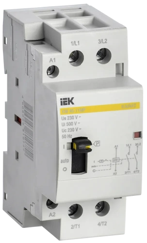 Контактор модульный с ручным упр. КМ40-11МР AC KARAT IEK