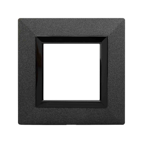 Рамка из металла, "Avanti", графитовая, 2 модуля Рамка из металла, "Avanti", графитовая, 2 модуля