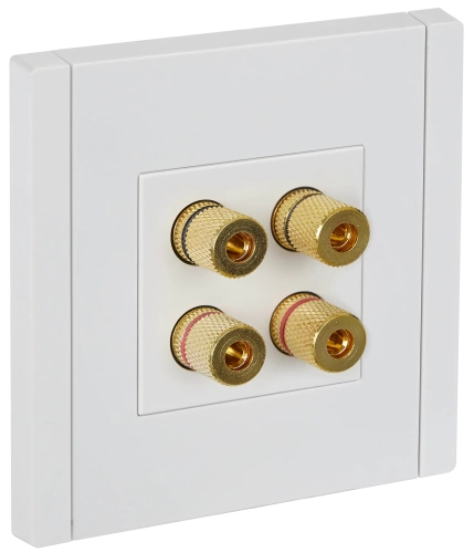 FORTE&PIANO Аудиорозетка 4-мест. FP239 бел. IEK