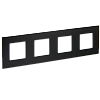 SKANDY Рамка 4-мест. SK-F34Bl металл черн. IEK