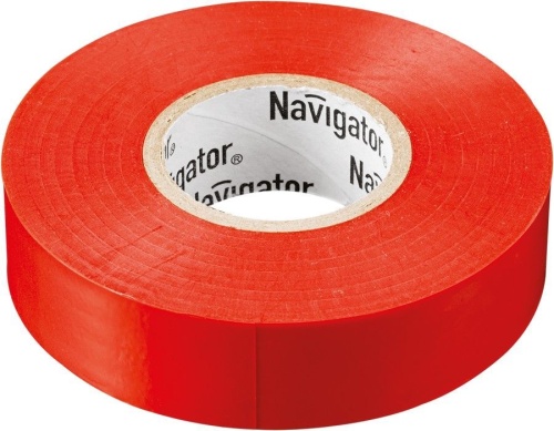 Изолента Navigator 71 111 NIT-A19-20/R красная