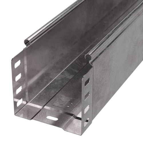 Лоток неперфорированный Стандарт 100х100х3000 (6 м/уп) Промрукав