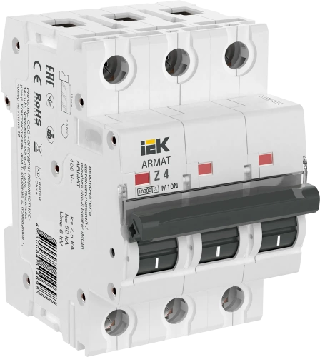 ARMAT Авт. выкл. M10N 3P Z 4А IEK ARMAT Авт. выкл. M10N 3P Z 4А IEK