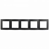12-5005-05 Эл/ус ЭРА Рамка на 5 постов, Эра12, антрацит