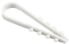 Дюбель хомут 5-10мм нейлон белый (100шт) IEK
