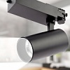 Трековый светильник трёхфазный ЭРА  SТR-30-36-30K-B30 узкий луч 3000K черный