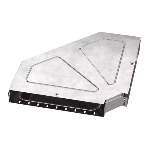 Угол горизонтальный 90 градусов с крышкой Стандарт 500х80 Промрукав