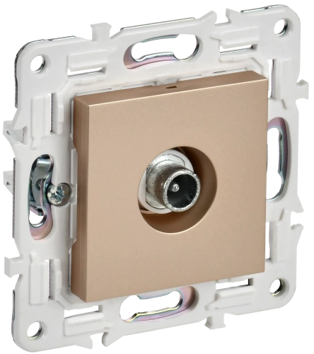 SKANDY Роз. TV проходная SK-A17Sa песоч. IEK SKANDY Роз. TV проходная SK-A17Sa песоч. IEK