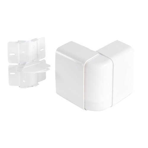 REA100х40 Угол внешний изменяемый с задней стенкой и разделителем ARC-LAN 100х40мм, огнестойкость E110 Экопласт