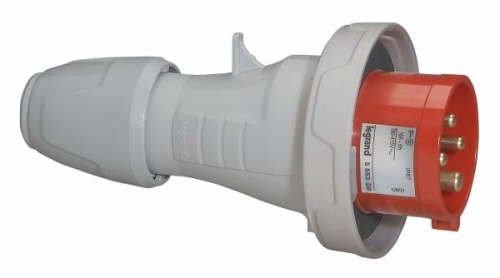 Вилка моб. 16А 3К+З 380В IP67 Вилка моб. 16А 3К+З 380В IP67