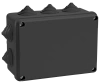 Коробка расп. КМ41242 150х110х70мм IP55 10 вв. черная IEK