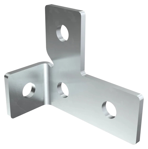 Пластина T-образная с лев. отгиб. под 90град. EZ IEK